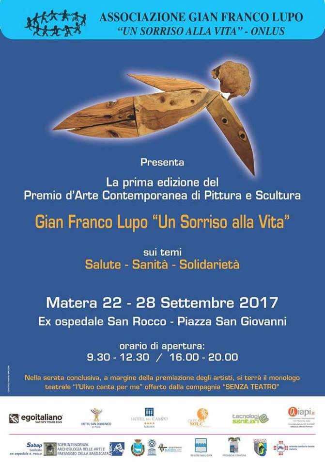 28 settembre 2017 ore 19.00- Matera- Ex ospedale San Rocco P.zza San Giovanni