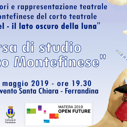 2° borsa di studio F. Montefinese- 4 maggio 2019 ore 19.30 Ferrandina (MT) Convento Santa Chiara