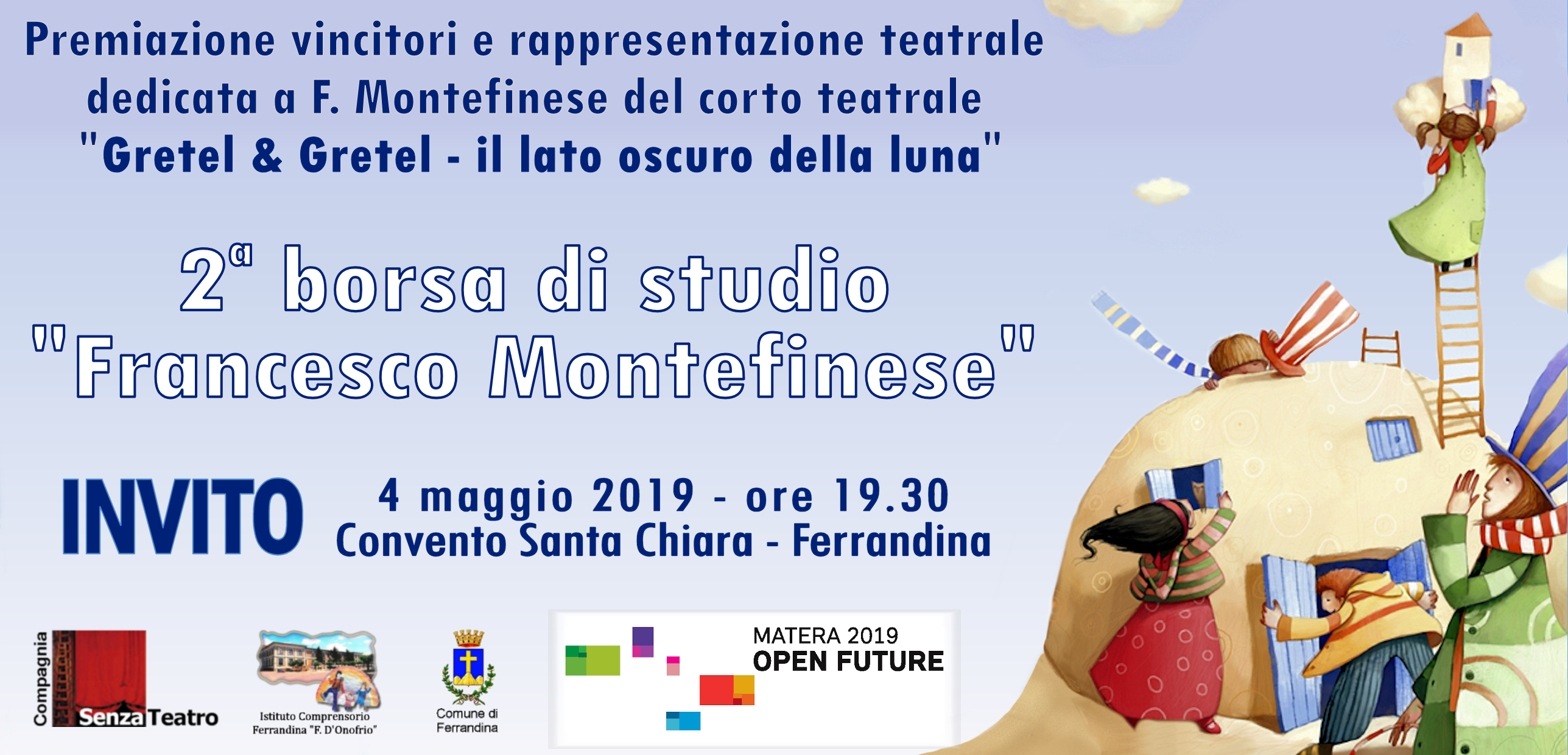 2° borsa di studio F. Montefinese- 4 maggio 2019 ore 19.30 Ferrandina (MT) Convento Santa Chiara