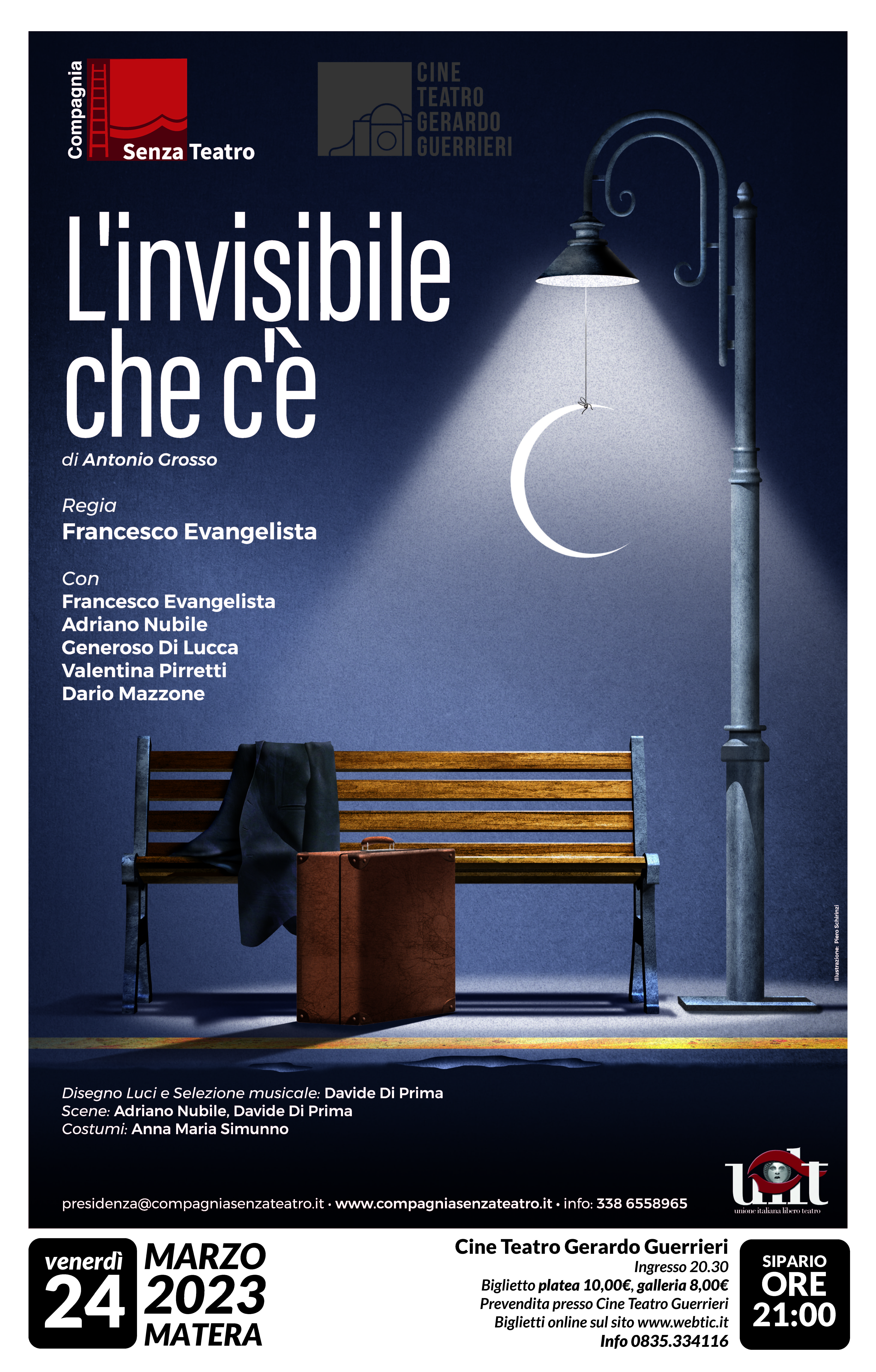 24 Marzo 2023 ore 20:30 L’Invisibile che c’è- Matera- Cine Teatro Comunale